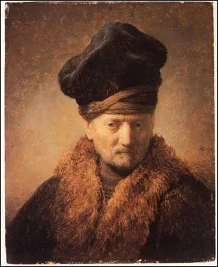 Qui a peint "Vieillard dans un manteau de fourrure" ?