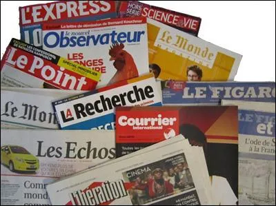 ''J'm'en fous d'où tu vas à la messe 
Mais ne t'en prends pas à la presse 
Car quand c'est la guerre qu'y a là-bas 
T'es content qu'y ait des ----------------------''