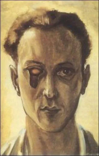 Qui a peint "Autoportrait à l'oeil énucléé" ?