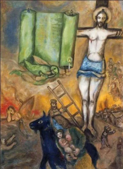 Qui a peint "La Crucifixion en jaune" ?