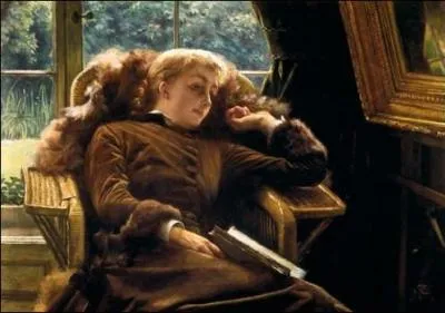 Qui a peint "La Rêverie (Kathleen Newton dans un fauteuil)" ?