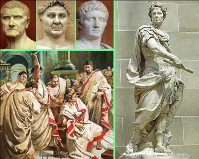 Où fut assassiné Jules César durant les Ides de Mars en l'an 44 av. J.-C. ?