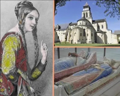 Tour à tour, reine consort de France et reine d'Angleterre, Alienor d'Aquitaine
meurt le 31 mars 1204. Où fut-elle inhumée ?