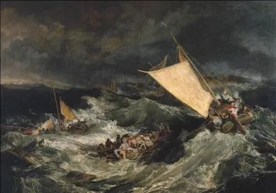 Qui a peint "Le naufrage" ?
