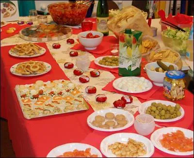 Voici enfin le repas, ça tombe bien pour Jeff le grand gourmand !