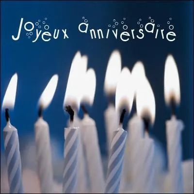 Et nous te souhaitons tous :