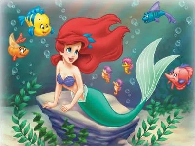 Complétez les paroles d'une chanson de "Ariel" : 
"Pendant qu'on plonge, comme des...