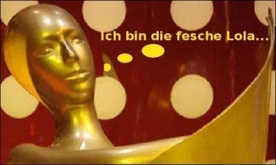Lors du "Festival du film allemand", les récipiendaires se voient offrir une statuette au prénom féminin célèbre dans le 7e art. Lequel ?
