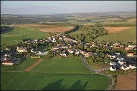 Voici la commune lorraine de Basse-Rentgen vue du ciel. Elle se situe dans le département ...