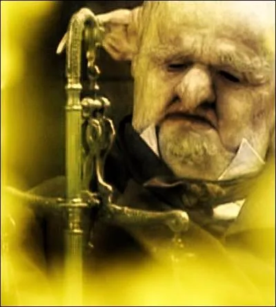 Quel ouvrage d'art à vocation guerrière fut forgé par les gobelins et offert par les sorciers à la race des géants ?