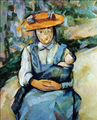 Qui a peint Jeune fille tenant une poupée ?