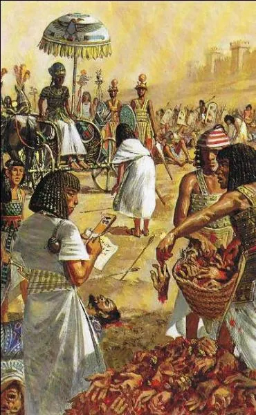 Pourquoi les soldats égyptiens coupaient-ils la main droite de leurs ennemis morts ?