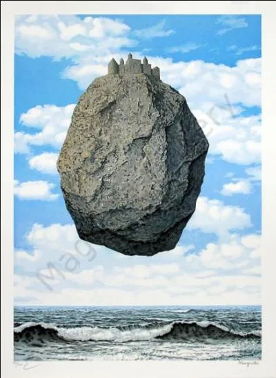 Qui a peint "Le château des Pyrénées" ?