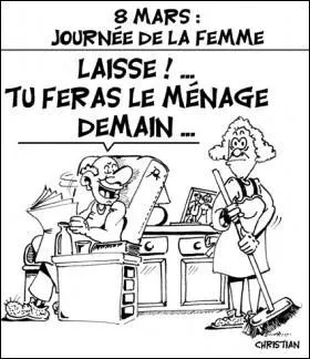 Vous rentrez du boulot, elle dit "Je veux te parler". Suspect. En effet, vous connaissez son sous-entendu :