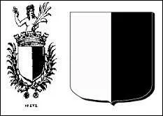Quelles sont les couleurs héraldiques présentes sur le blason de Metz ?