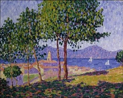 Qui a peint Saint Tropez effet de soleil ?