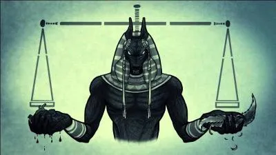 Comment appelle-t-on cette action qui est la mission première d'Anubis en présentant le défunt devant ses juges ?