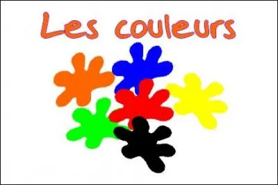 Quelle est la couleur de la tache de droite ?