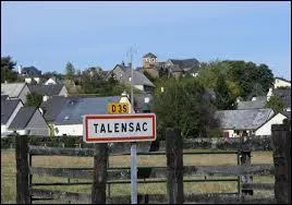 Nous entrons dans la commune bretonne de Talensac. Nous nous situons dans le département ...