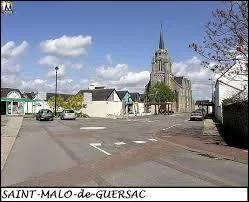 Nous traversons la ville Mariligérienne de Saint-Malo-de-Guersac. Nous sommes en région ...