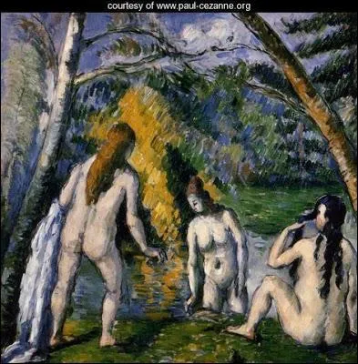 Qui a peint Les trois baigneuses ?