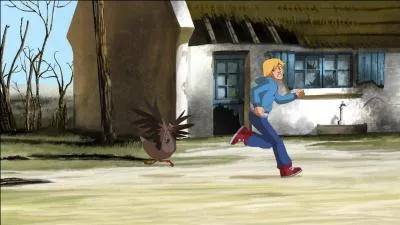 Et comment se nomme leur animal qui aime beaucoup courir après Hugo ?