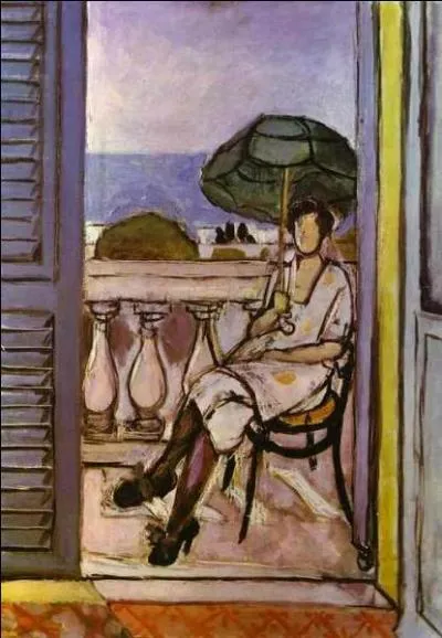 Qui a peint "Femme avec parapluie" ?