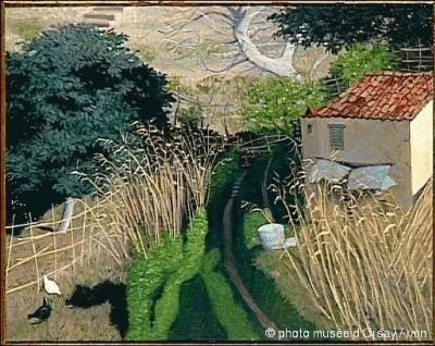 Qui a peint "Maison et roseaux" ?