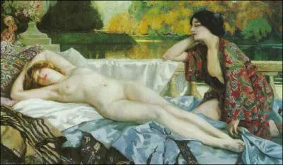 Qui a peint "La sieste" ?
