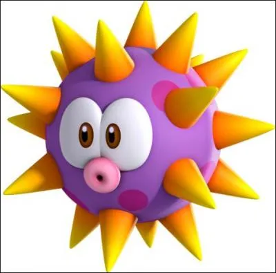 Qui est ce personnage violet avec des pics ?