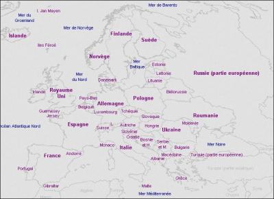 Regardez cette belle carte de l'Europe ! Comment ! Ca c'est une fausse carte ?