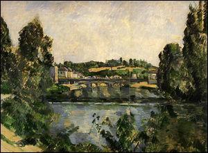 Qui a peint "Pont et cascade à Pontoise" ?