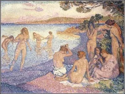 Qui a peint L'heure embrasée ?