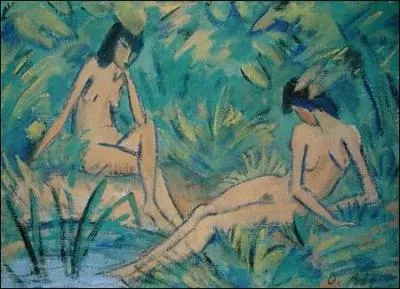 Qui a peint Assises au bord de l'eau ?