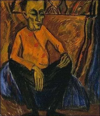 Qui a peint "Homme en marron" ?