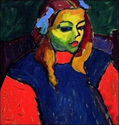 Qui a peint "Jeune fille au visage vert" ?