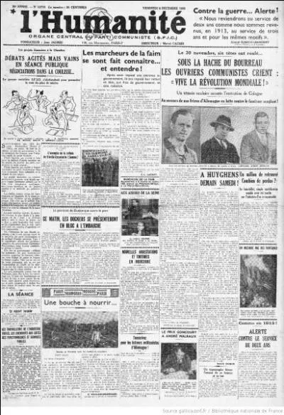 Ce poète et romancier était aussi journaliste à la rubrique des faits divers du journal "L'Humanité" en 1933. De qui s'agit-il ?