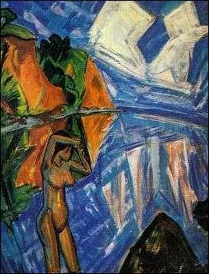 Qui a peint "Baigneuse en mer" ?