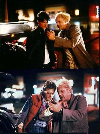 Envisagé dès le départ pour le rôle principal, Michael J. Fox ne pouvait pas participer au film étant tenu par ses engagements sur la série Family Ties. Le planning de tournage de « Retour vers le futur » a été fixé en fonction de celui de la série. Un autre acteur devait être Marty McFly, il fut remplacé par Michael J. Fox après quelques jours de tournage, car trop vieux pour le rôle. Qui est-ce