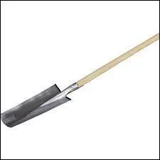 Quel nom porte cette bêche étroite ?