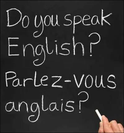 Je suis une langue étrangère.