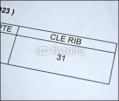 Combien de chiffres composent la clé RIB ?