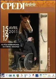 Il existe des concours "para-équestres" de dressage internationaux réservés aux cavaliers handicapés.