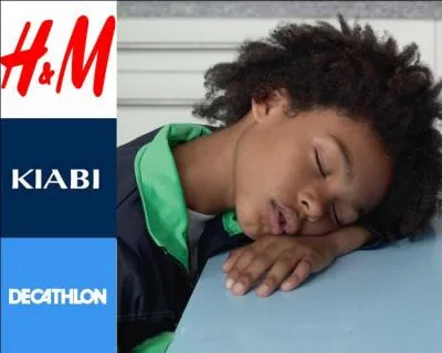 Une campagne d'affichage pour une grande surface de l'habillement...