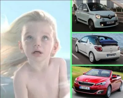 Un spot télévisé où un bébé chevauche une monture au galop. Quelle voiture est présentée dans ce spot ?