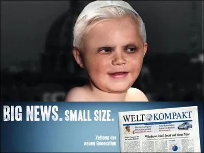 Une publicité d'outre-Rhin probablement ! Reconnaissez-vous ce personnage ?