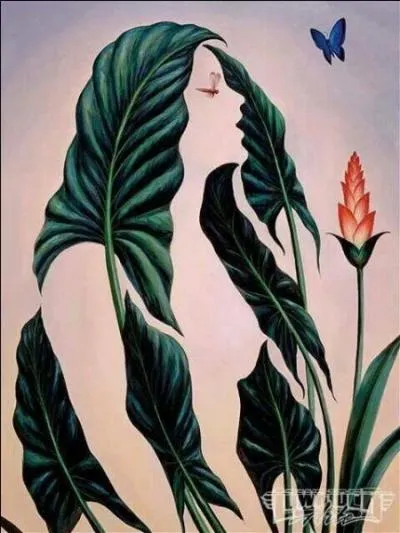 Est-ce Picabia qui a peint cette femme fleur ?