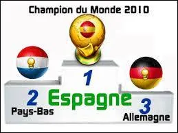 Qui remporte pour la première fois la Coupe du monde de 2010 ?