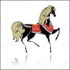 Ce cheval était annoncé au générique de cette façon « Trotte trotte ma jument, vole, tu as des ailes... ». De quoi s'agit-il  ?