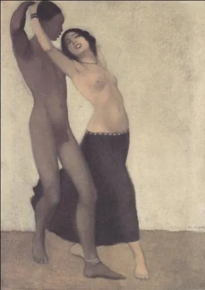 Qui a peint "Danseuse avec nègre" ?